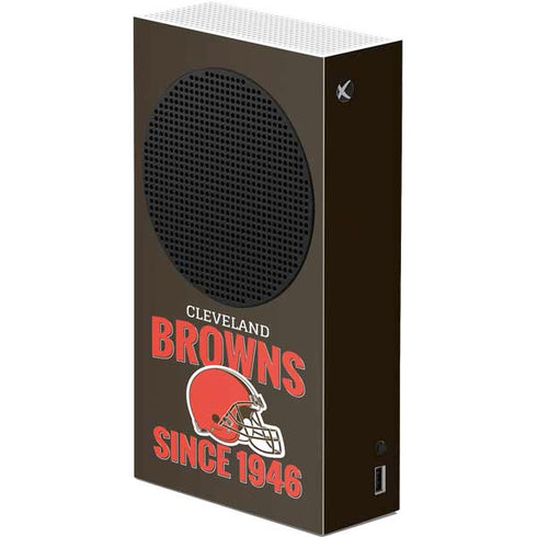 NFL Cleveland Browns Helmet Xbox Series S Console Skin